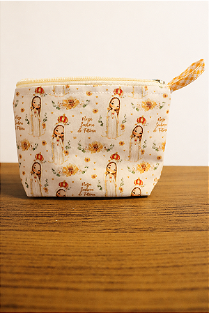 Necessaire / porta véu infantil - Modelo 1 - Nossa Senhora de Fátima