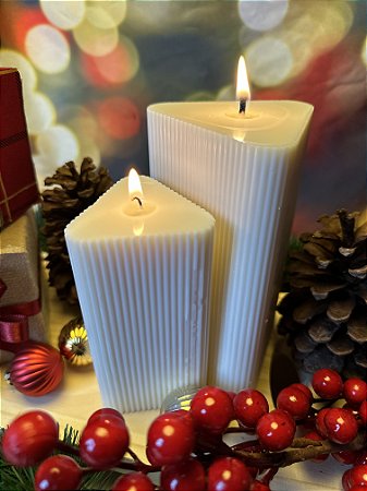 Duo velas  Siena - Coleção Decor