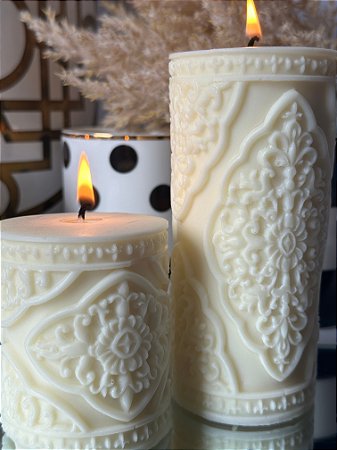 Duo de velas Victoria - Coleção Decor