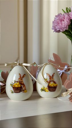 Duo ovinhos decorativos