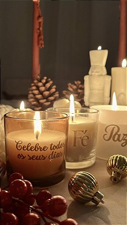 Vela Vidro Celebre todos os seus dias