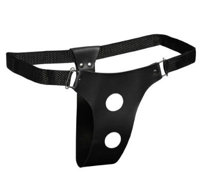 Cinto Duplo em Courvin com Regulagem 3cm de Diametro 2 Furos