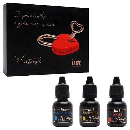 Kit Meu Primeiro Anal Sabor Blueberry 8ml By Castropil Intt