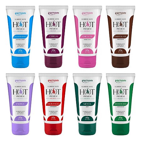 HOT PREMIUM LUBRIFICANTE TÉRMICO CORPORAL BEIJÁVEL 60G