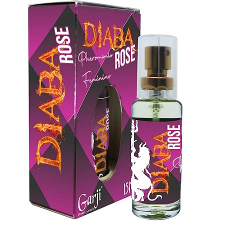 PERFUME FEMININO COM PHEROMÔNIO DIABA ROSE 15ML