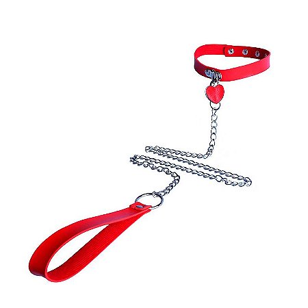 Coleira com Guia de corrente