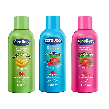 KERO DOCE ÓLEO DE MASSAGEM CORPORAL 100ML