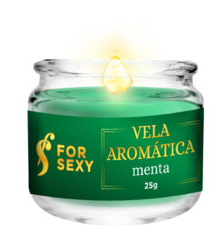 Vela Beijável Aromática 25G For Sexy