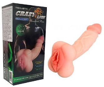 Masturbador Masculino Cyberskin em Pênis e Vagina