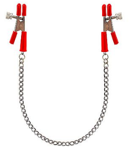 Grampos Para Seios com Corrente - Prendedor de Mamilo