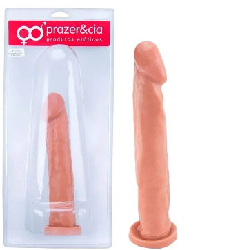 PÊNIS DE BORRACHA MACIÇA 28,5 X 5,4CM