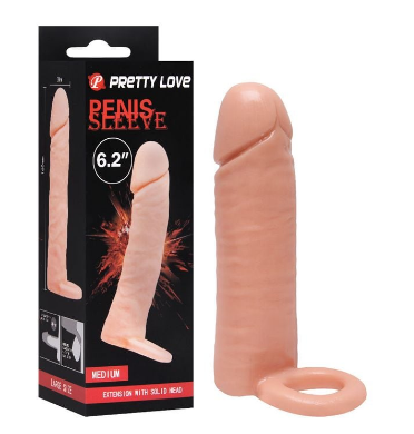 CAPA PENIANA COM EXTENSOR EXTRA 4CM E ANEL ESCROTAL