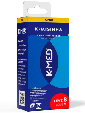 K-Misinha Extra Lubrificada Mais Conforto Leve 8 Pague 6 Cimed