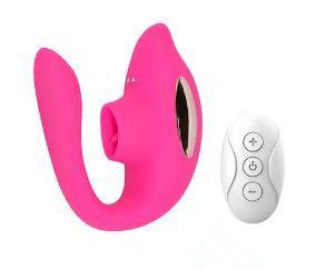 Vibrador de Casal com 10 Modos de Vibração e Pulsação Recarregável