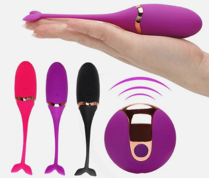 VIBRADOR CÁPSULA FORMATO PEIXE COM CONTROLE
