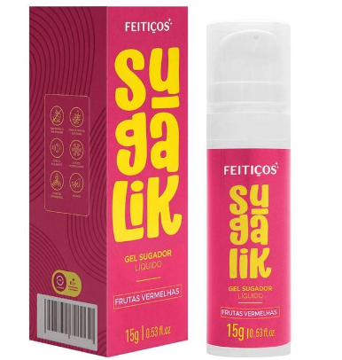 SUGALIK SUGADOR PULSADOR LÍQUIDO 15G FRUTAS VERMELHAS