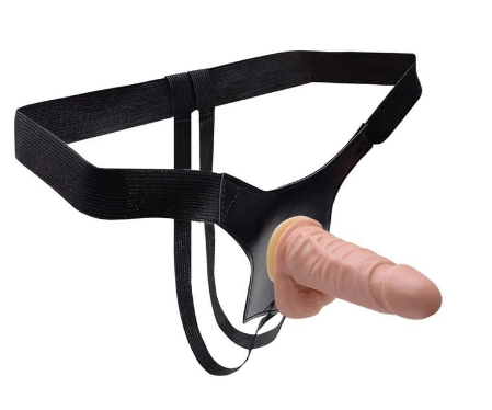 CINTA COM PÊNIS MACIÇO 12 X 3,3CM