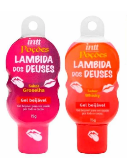 POÇÃO LAMBIDA DOS DEUSES GEL BEIJÁVEL HOT 15G INTT