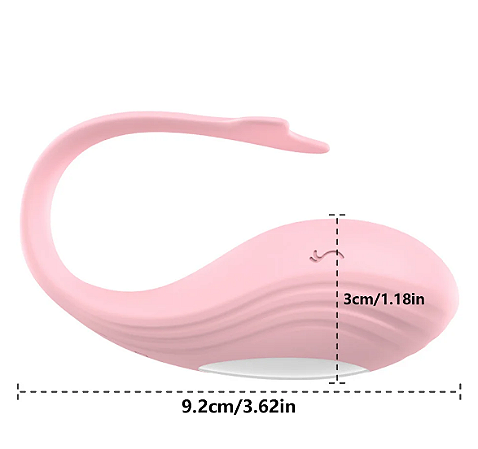Vibrador De Casal Formato De Baleia 9 Vibrações App Controll