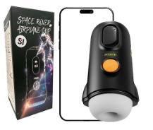 Masturbador Masculino com Formato de Lanterna com Tela de Led