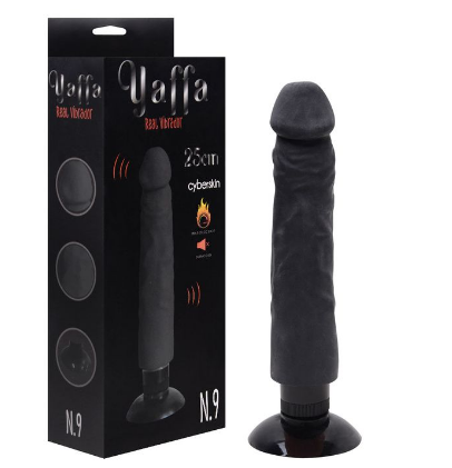 PÊNIS VIBRADOR CYBER SKYN VENTOSA 25 X 3,8CM
