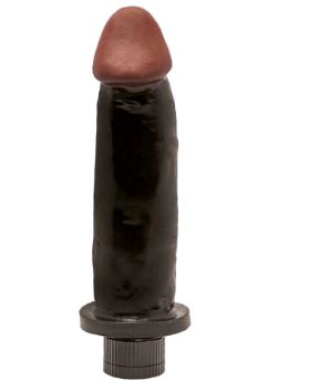 Protese Realistica Vibro Interno Hot Black Hot Flowers
