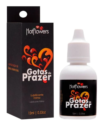 GOTAS DO PRAZER LÍQUIDO 15ML HOT FLOWERS
