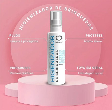 Higienizador de Brinquedos Eróticos 60 ml - Sexy Fantasy