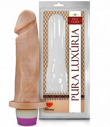 Vibrador Pênis de Borracha 18 x 4,5 cm