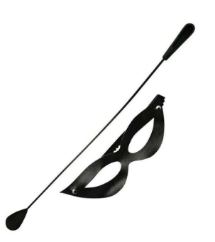 Kit Dominatrix Tiazinha Com Máscara E Chibata