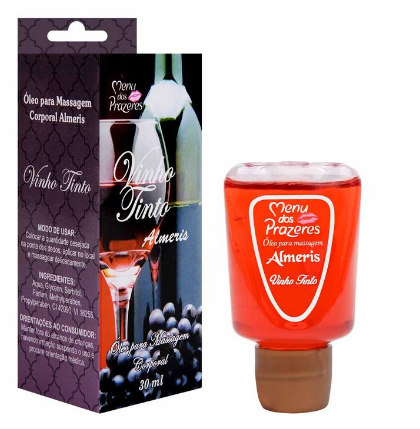 Almeris Óleo Beijável Térmico VINHO TINTO 30ml Menu dos Prazeres