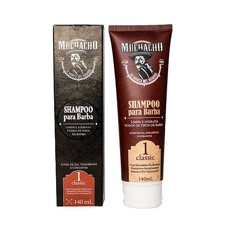Shampoo para Barba 140ml - Classic - Muchacho