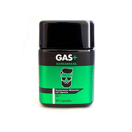 Suplemento GAS+ - 60 Capsulas - Barba Brasil