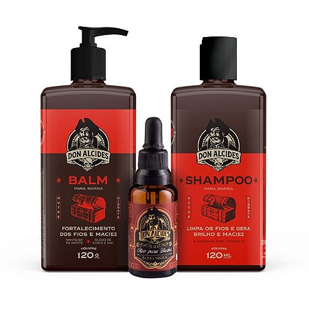 Kit Linha Barba Negra - Don Alcides