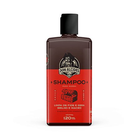 Shampoo para Barba 120ml - Barba Negra - Don Alcides