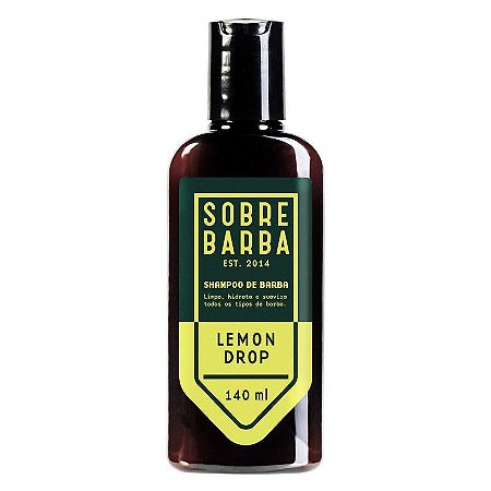 Shampoo para Barba 140ml - Lemon Drop - Sobrebarba