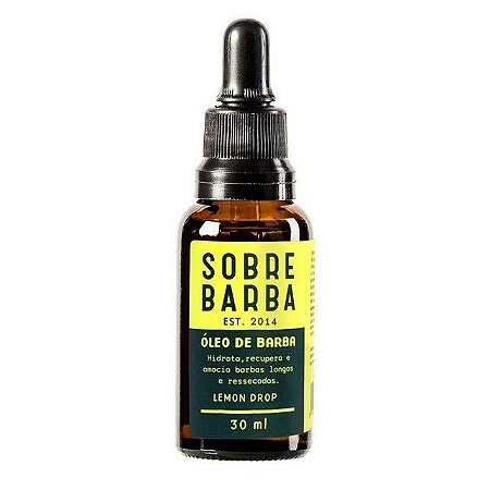Oleo para Barba 30ml - Lemon Drop - Sobrebarba