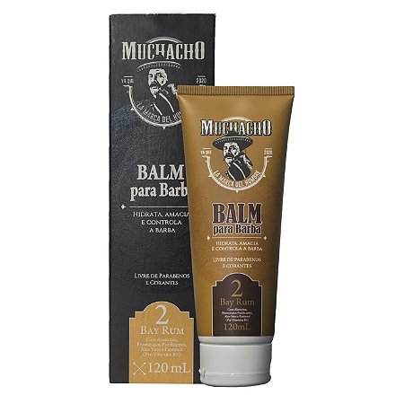 Balm para Barba 130ml - Bay Rum - Muchacho