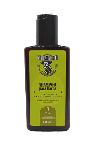 Shampoo para Barba 140ml - Citric - Muchacho