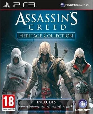 Assassin's Creed Heritage Collection PS3 PSN Midia Digital