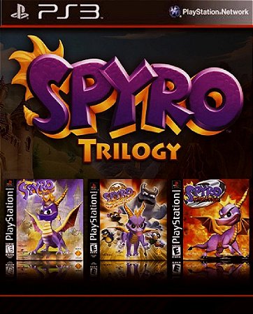 Spyro Trilogia Ps3 (Ps1 Clássico) Psn Mídia Digital