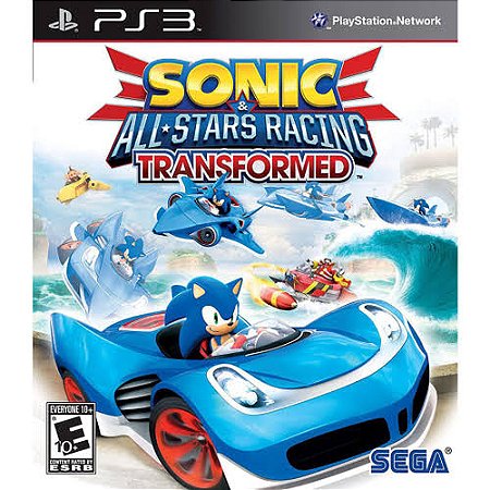 Sonic All Stars Racing Transformed SRT Ps3 psn Mídia Digital