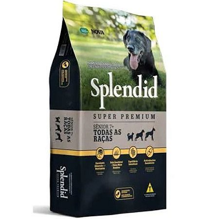 Ração Splendid Sênior Todas As Raças 1 kilo