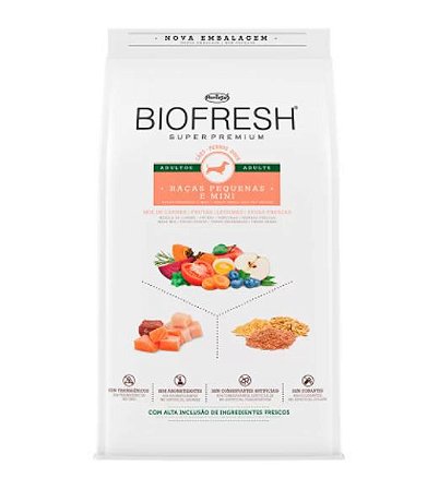 Ração Biofresh Cães Adultos Raças Pequenas e Minis