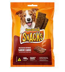 Petiscos Special Dog Snacks Sabor Carne para Cães 60 gramas