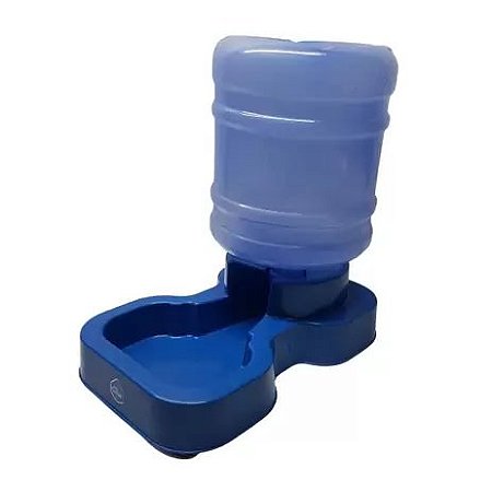 Bebedouro Maxi Garrafa 10 Litros Para Cães Azul
