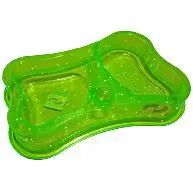 Comedouro Automático Duplo Glitter Pet Toys 460 X 300 ml, Verde