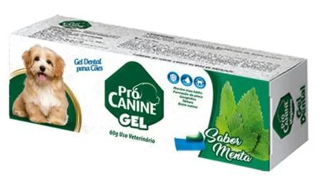 Gel Dental Pró Canine Sabor Menta 60 gramas