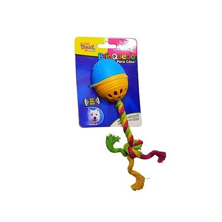 Bola Massageadora com Corda Pequena 20cm The Pets