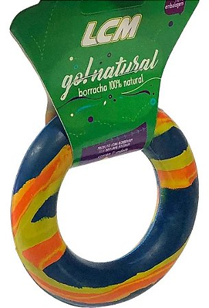 Brinquedo Anel De Borracha Pequeno Maciça 90mm